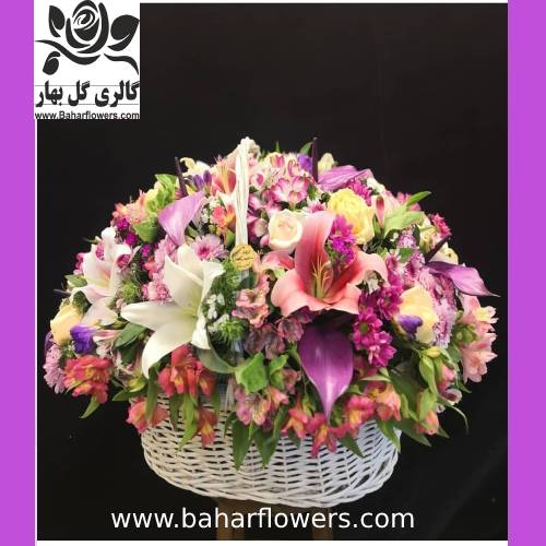 سبد گل بله برون