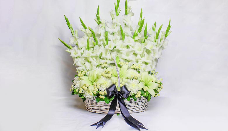 دسته گل ترحیم لاکچری