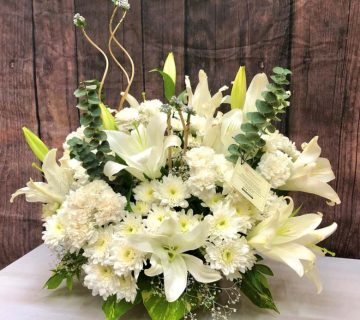 تاج گل ترحیم یا سبد گل