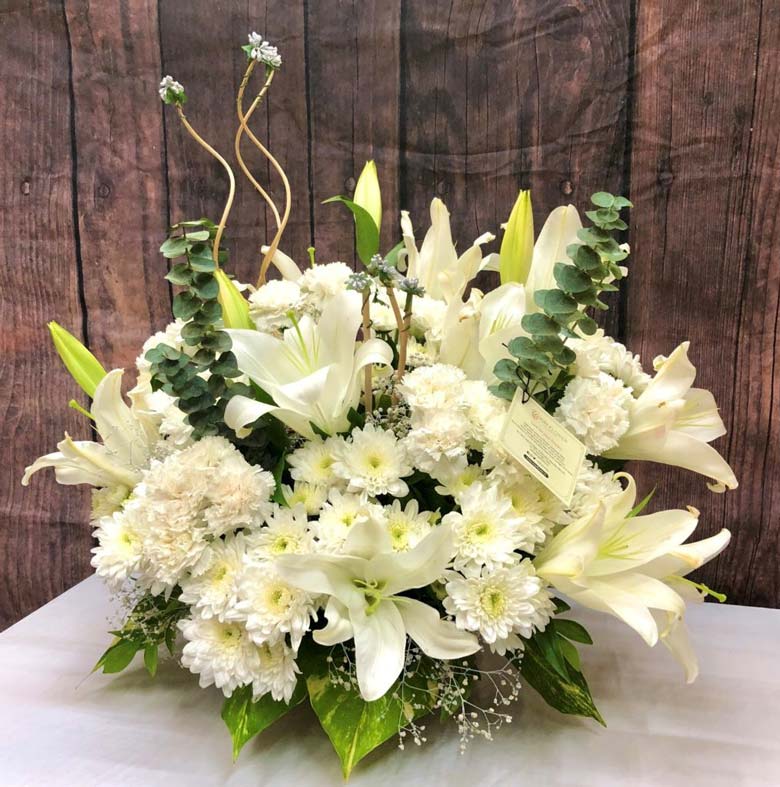 تاج گل ترحیم یا سبد گل